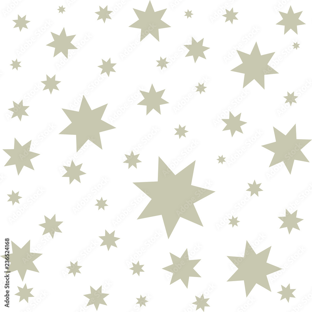 Design business concept Empty copy space modern abstract background. Different Sizes of Star Shape Heptagram in Random Repeat Pattern Vector Design business concept Empty copy space modern abstract background. Different Sizes of Star Shape Heptagram in Random Repeat Pattern Vector