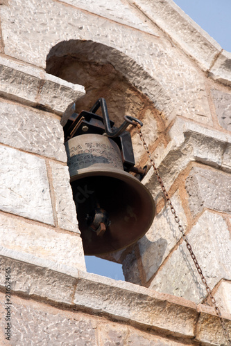 bell tower of church in Montenegro