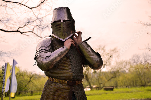 armor of the medieval knight