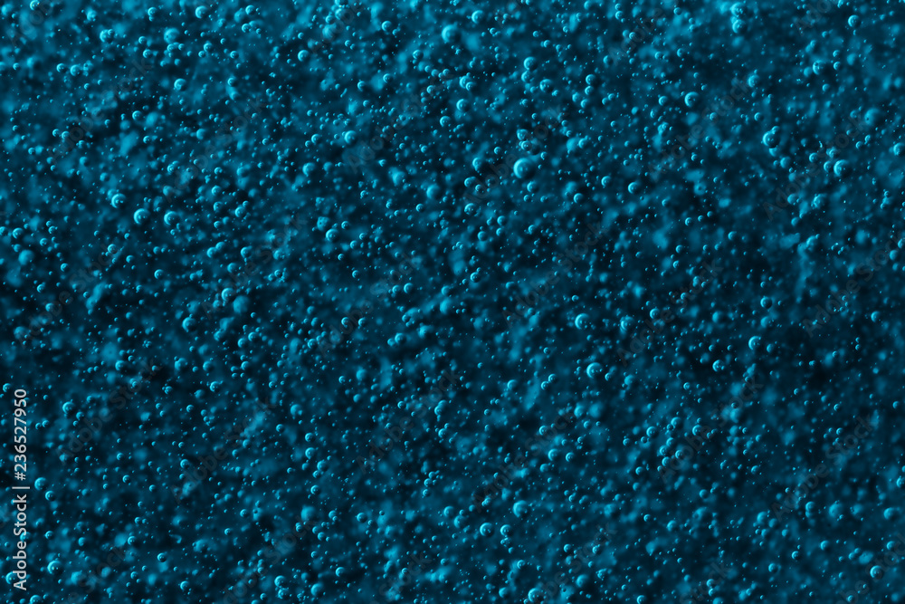 Blue sparkling bubbles background Blue sparkling bubbles background