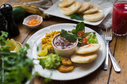 Vegan latin american breakfast