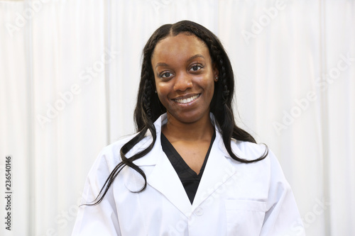 Portrait of an attractive African American female healthcare professional