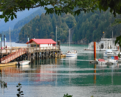 Howe Sound At Ferry Terminal Horseshoe Bay - Summer