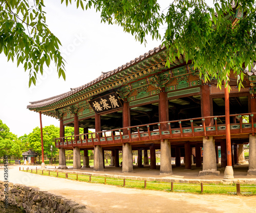 Gwanghanllu pavilion at the Gwanghanlluwon in Namwon-si, Republic of korea.  photo