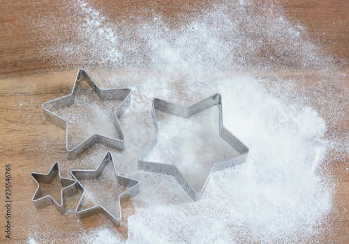 Forms for cookies in the form of stars