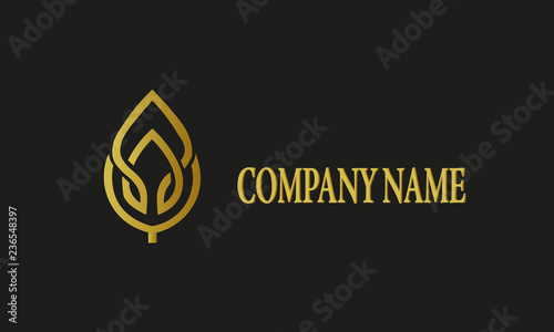 floristik logo , Blumen Logo ,business logo