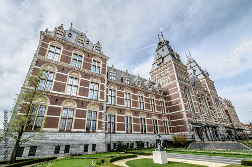 Canvas Print Amsterdam is the Netherlands’ capital, known for its artistic heritage, elaborate canal system and narrow houses with gabled facades, legacies of the city’s 17th-century Golden Age