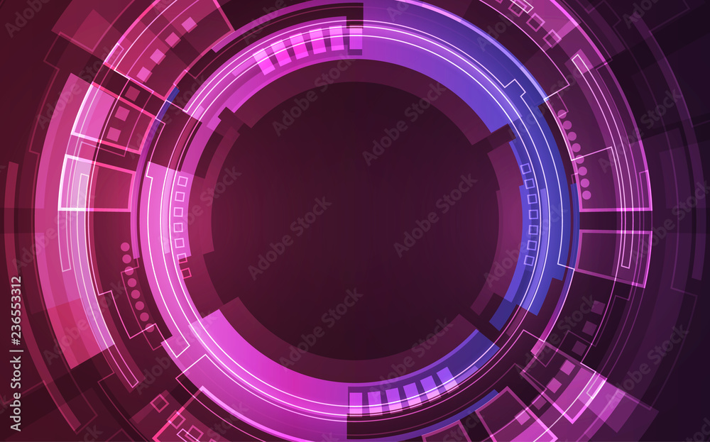 Abstract futuristic digital technology background. Illustration Vector Abstract futuristic digital technology background. Illustration Vector