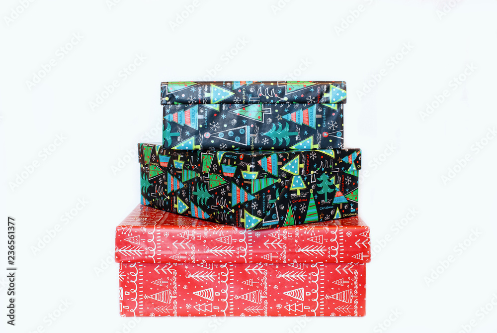 Obraz premium gift boxes for new year