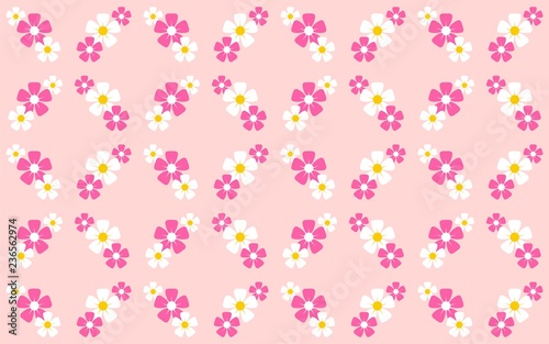 seamless pattern with flowers