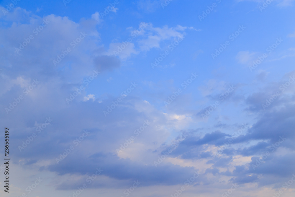 Clouds after rain before sunset as a background Clouds after rain before sunset as a background