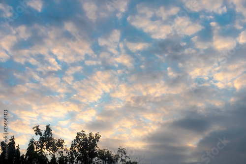 sky with clouds