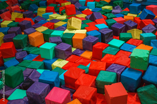 cubes in the children s center
