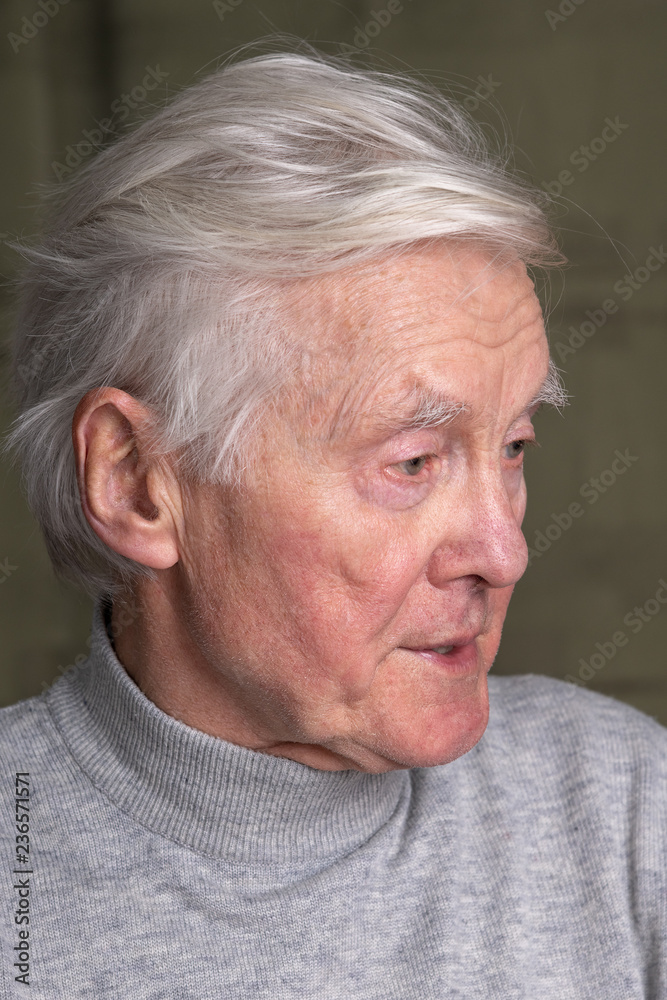 Portrait of senior. Portrait of senior.