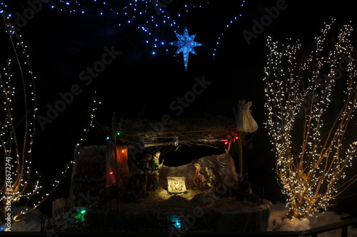 The Star Shining above the Manger - Christmas is here