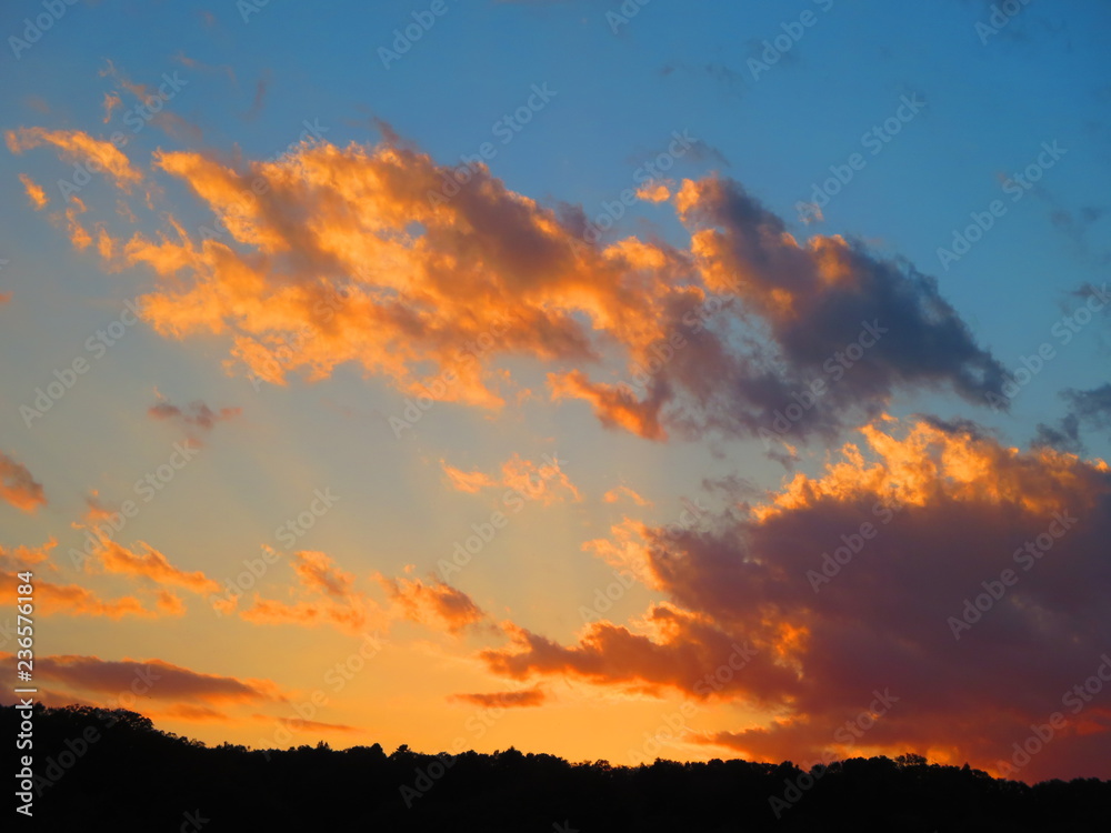 夕暮れの空