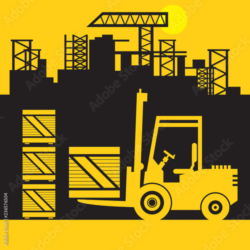 Fork Lift Truck, Construction power machinery