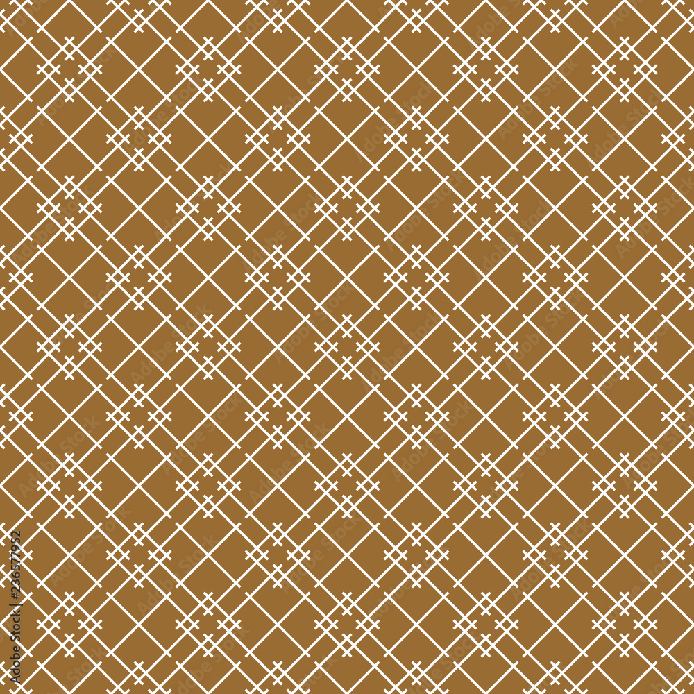 Seamless pattern based on Japanese ornament Kumiko