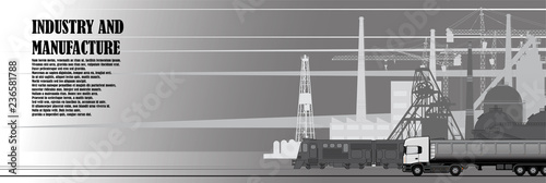Urban landscape of industrial infrastructure