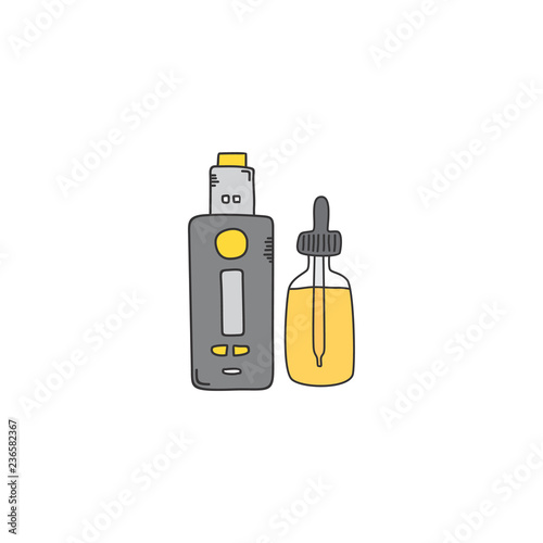 electric cigarette vapor theme
