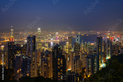 Hong Kong skyline from Victoria Peak © Andrés García