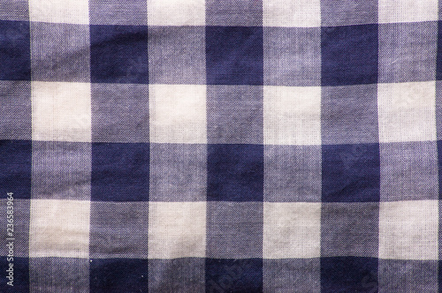 Textile texture of the checkered shirt, background