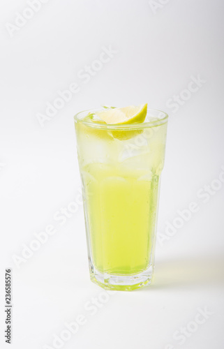 Alcohol cocktail drink on a white background