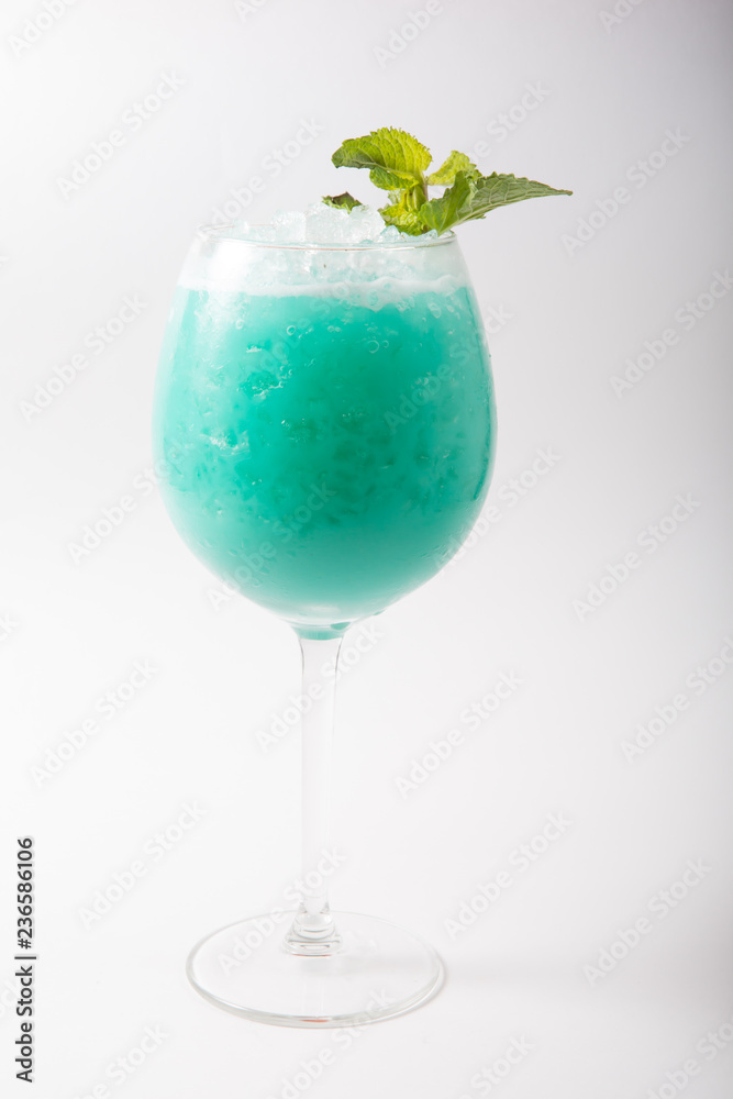 Alcohol cocktail drink on a white background Alcohol cocktail drink on a white background