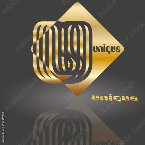 Goldquadrat unique 2