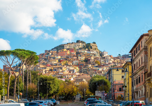 Rocca di Papa (Italy) - A nice little, old and panoramic city in the metropolitan city of Rome, on the Mount Cavo. Here a view of historic center.