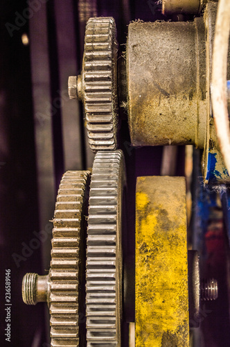 The old Soviet equipment. Lathe