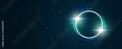 Abstract technology background Hi-tech communication concept innovation background vector illustration