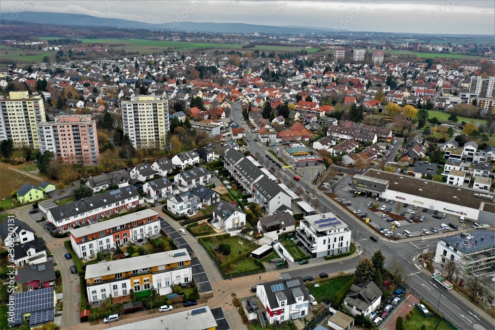Steinbach in Hessen aus der Luft