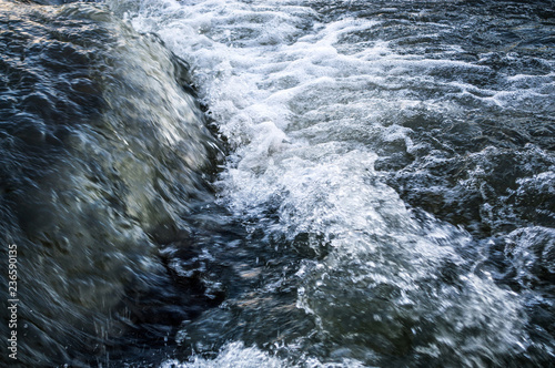 the texture of the water of a troubled sea