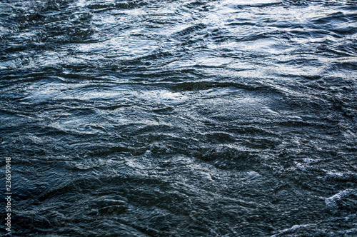 the texture of the water of a troubled sea