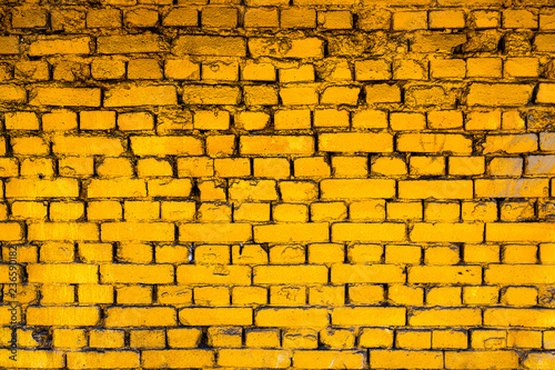 colorful texture of old brick wall