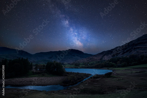 Vibrant Milky Way composite...