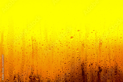 Texture of natural water condensation