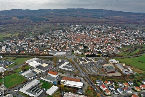 Fototapeta Naklejka Na Ścianę i Meble -  Rosbach vor der Höhe Luftbilder