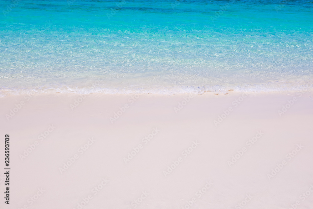 Wave of the sea on the sand beach Wave of the sea on the sand beach