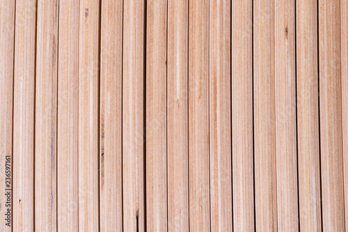 Tableau sur toile Set of wooden thin boads, texture