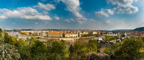 Panoramatic view of Prague  photo