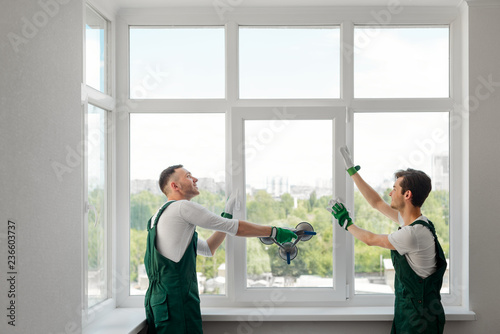 Two window installers