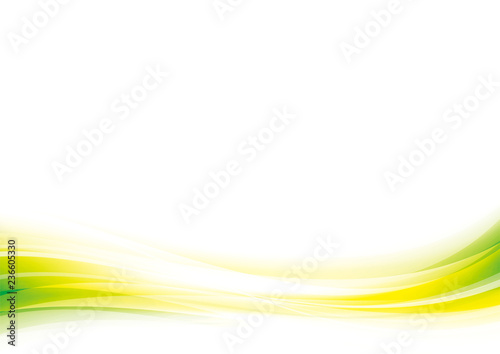 アブストラクト 光 波 曲線 背景 黄