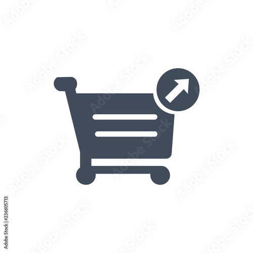 Shopping cart icon. Put out...