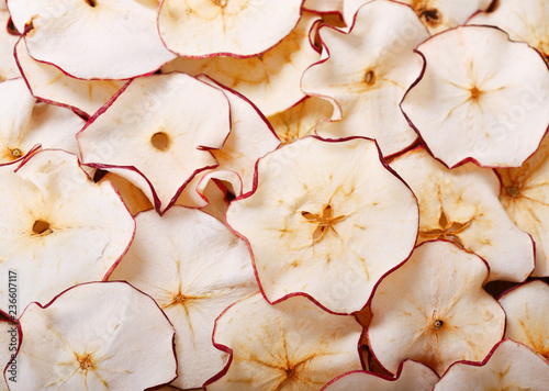 dried apples as background photo