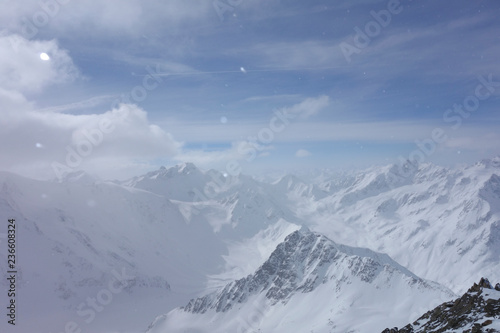 Verschneites Alpenpanorama © heike114