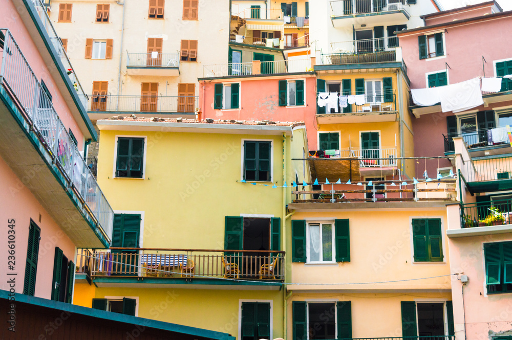 colorful houses in Manarola