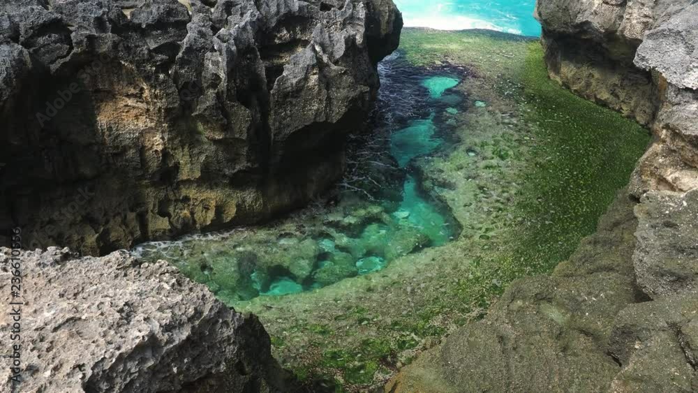 Angel's Billabong beach, the natural pool