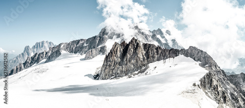 mountains in winter, Mont Blanc